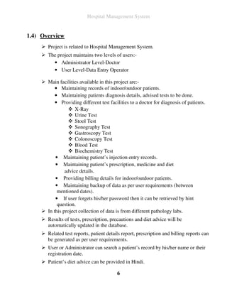 09.project hospital management system | PDF