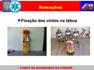 Fixação dos cintos na tábuaFixação dos cintos na tábua
Remoções
 