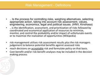 Risk management: Part 1