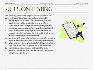 Tests and Assessments | PPTX