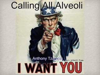 Calling All Alveoli

Anthony Tzannes
Anthony Tzannes

 