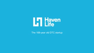The 168-year old DTC startup
 