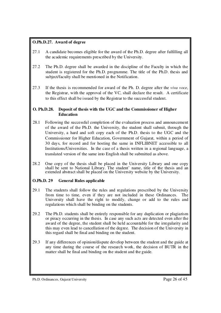 0900 ph.d. rules, regulations and ordinances