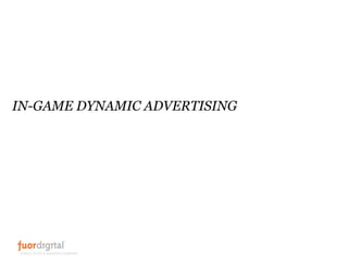 IN-GAME DYNAMIC ADVERTISING 