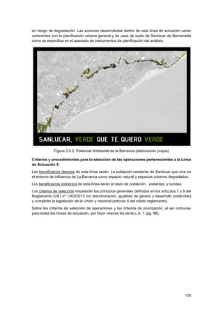 09012016 Proyecto Estrategia Desarrollo Urbano Sostenible Integrado Sanlúcar de Barrameda