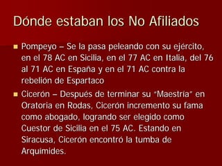 Julio Ceśar y el fin de la República romana