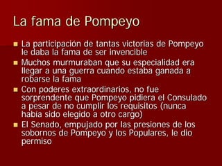 Julio Ceśar y el fin de la República romana