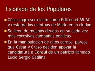 Julio Ceśar y el fin de la República romana