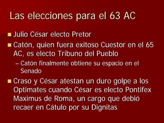 Julio Ceśar y el fin de la República romana