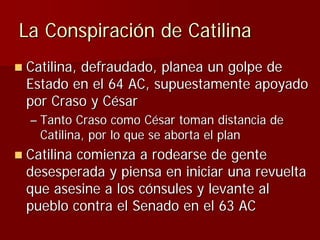 Julio Ceśar y el fin de la República romana