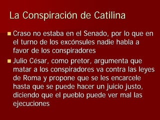 Julio Ceśar y el fin de la República romana