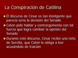 Julio Ceśar y el fin de la República romana