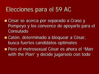 Julio Ceśar y el fin de la República romana