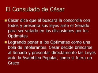 Julio Ceśar y el fin de la República romana