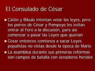 Julio Ceśar y el fin de la República romana