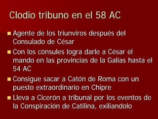 Julio Ceśar y el fin de la República romana