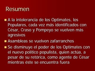 Julio Ceśar y el fin de la República romana