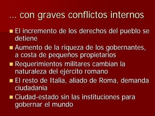 Julio Ceśar y el fin de la República romana