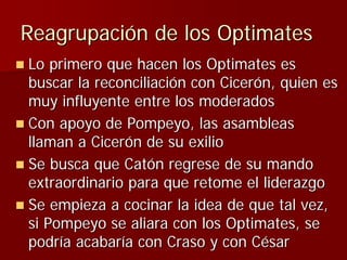 Julio Ceśar y el fin de la República romana