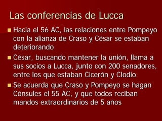 Julio Ceśar y el fin de la República romana