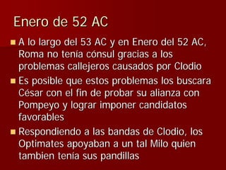 Julio Ceśar y el fin de la República romana