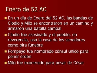 Julio Ceśar y el fin de la República romana