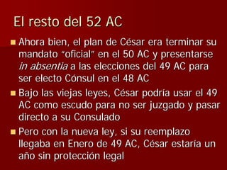 Julio Ceśar y el fin de la República romana