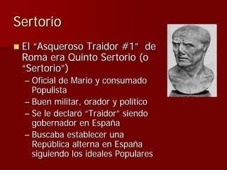 Julio Ceśar y el fin de la República romana