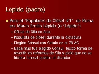 Julio Ceśar y el fin de la República romana