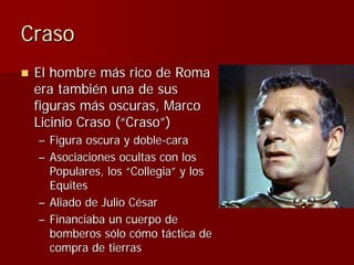 Julio Ceśar y el fin de la República romana