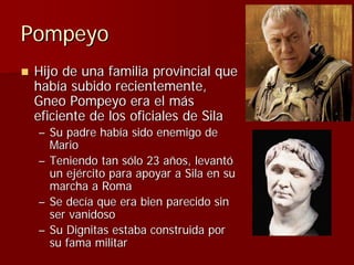 Julio Ceśar y el fin de la República romana