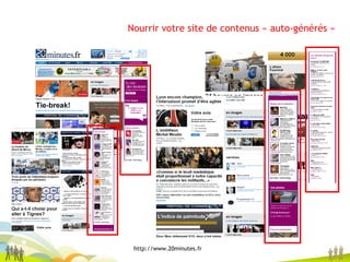 Nourrir votre site de contenus « auto-générés » http://www.20minutes.fr 