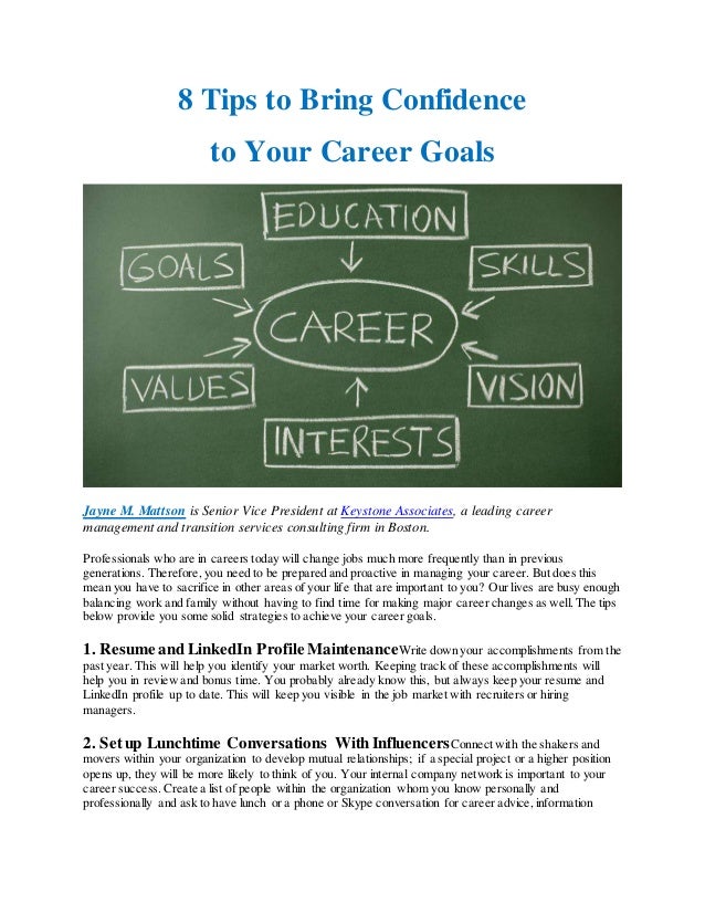 8 tips to achieve your career goal 2 19 2013 microsoft word document microsoft accomplishments