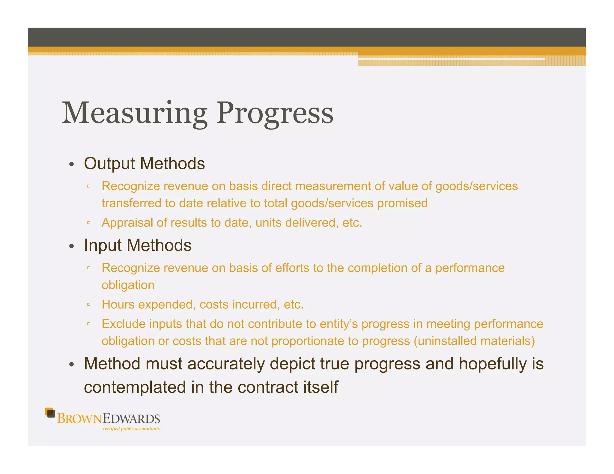 Revenue Recognition PowerPoint | PDF