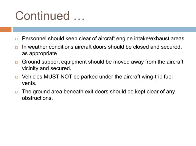 GROUND HANDLING QUICK GUIDE | PPT