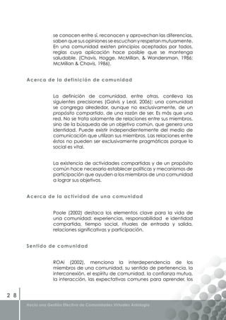 Libro Gestion Efectiva de Comunidades Virtuales