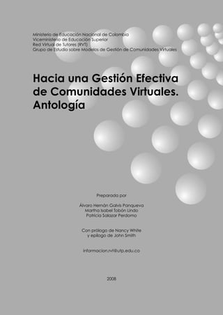 Libro Gestion Efectiva de Comunidades Virtuales