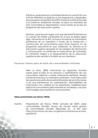 Libro Gestion Efectiva de Comunidades Virtuales