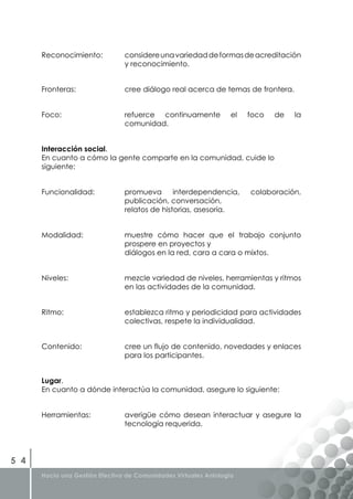 Libro Gestion Efectiva de Comunidades Virtuales