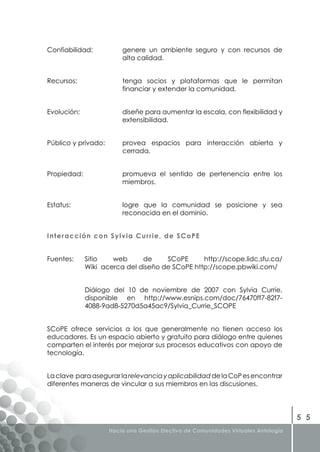 Libro Gestion Efectiva de Comunidades Virtuales