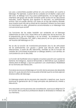 Libro Gestion Efectiva de Comunidades Virtuales