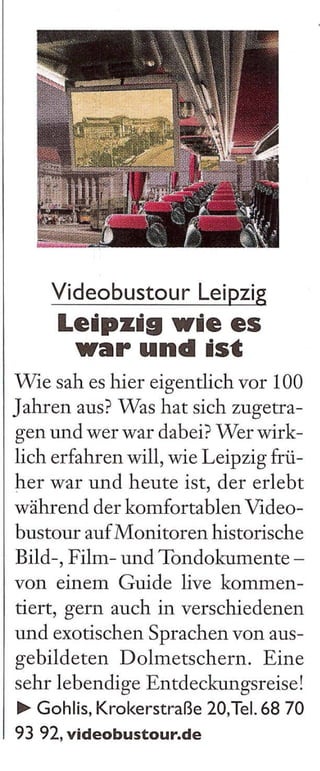 Videobustour - Prinz Leipzig