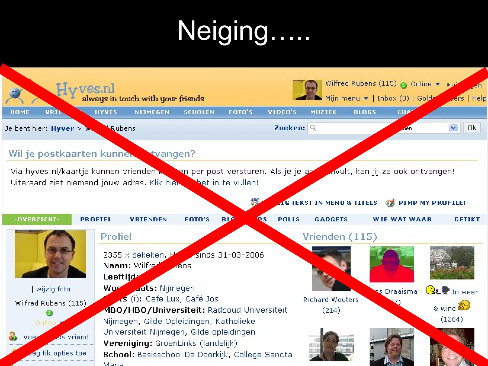 Neiging….. 