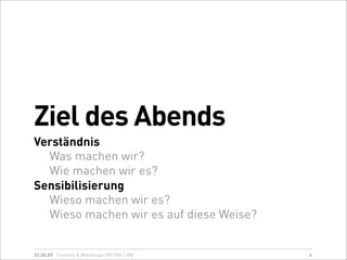 Usability & Webdesign 2009