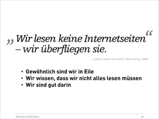 Usability & Webdesign 2009