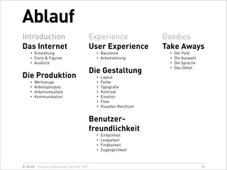 Usability & Webdesign 2009