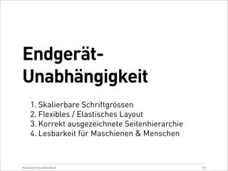 Usability & Webdesign 2009