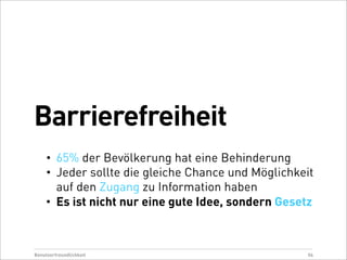 Usability & Webdesign 2009