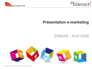 Présentation e-marketing ENSIAS - Avril 2009 