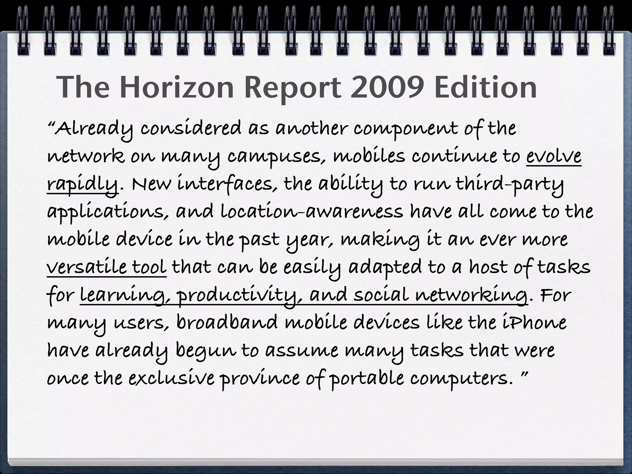 WCSA Mobile Learning K-12